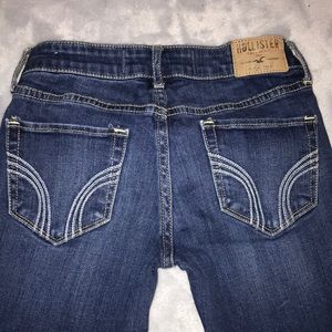 Hollister ripped blue jeans